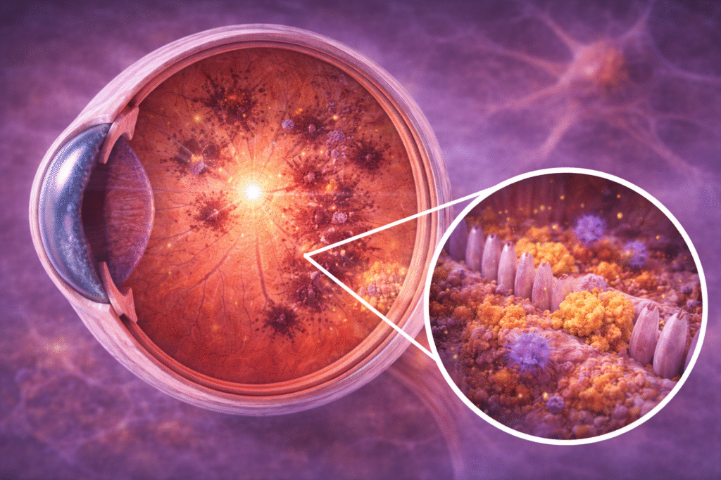 degeneration der netzhaut im auge