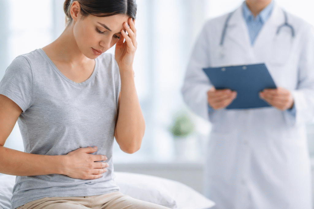 unwohlsein bei der untersuchung