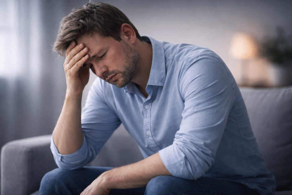 verlorene gedanken im dämmerlicht